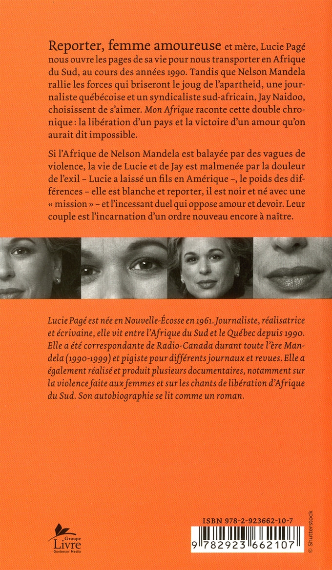 Couverture du livre de Mon Afrique - papier format